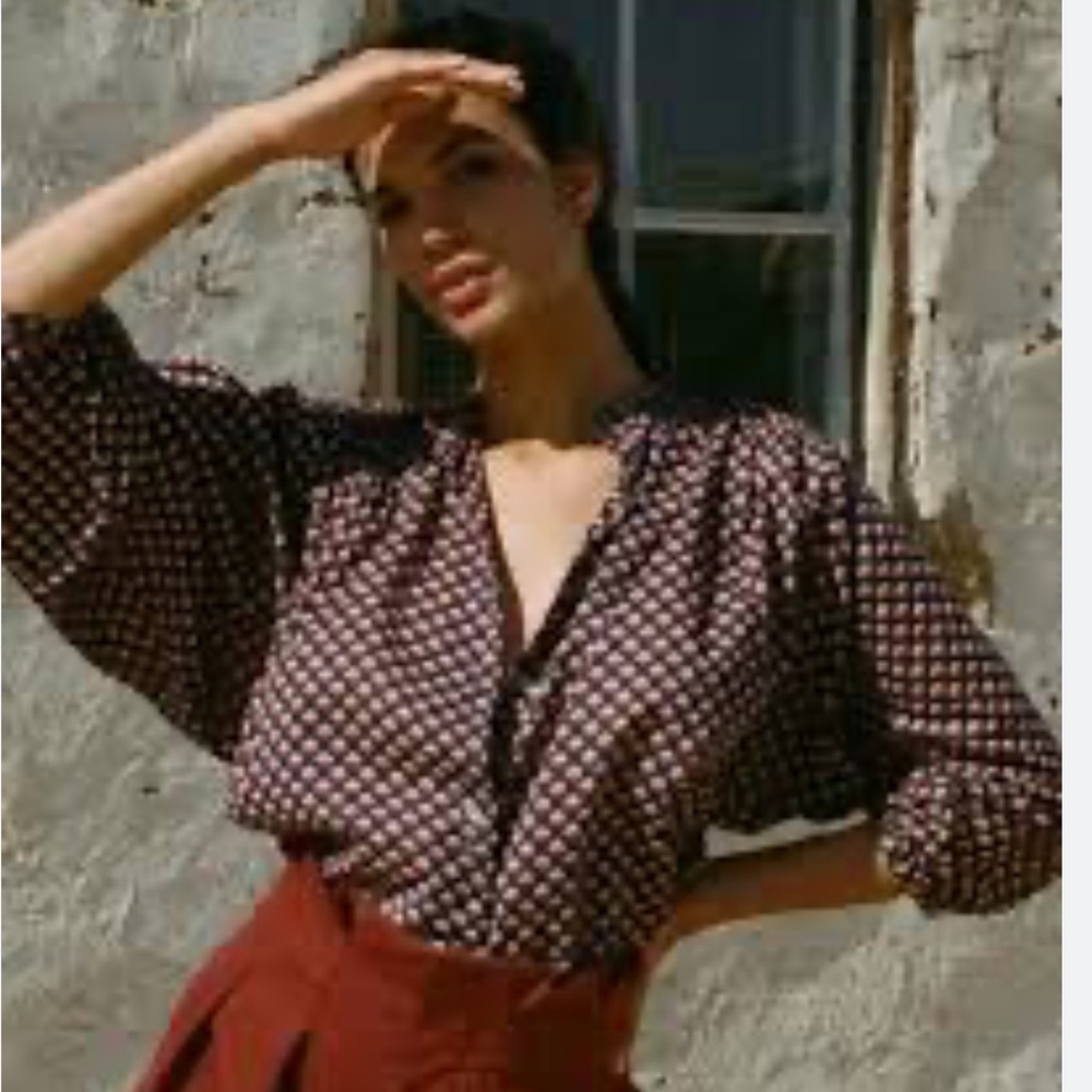 Doen Ojai top in Harbir Medalion print